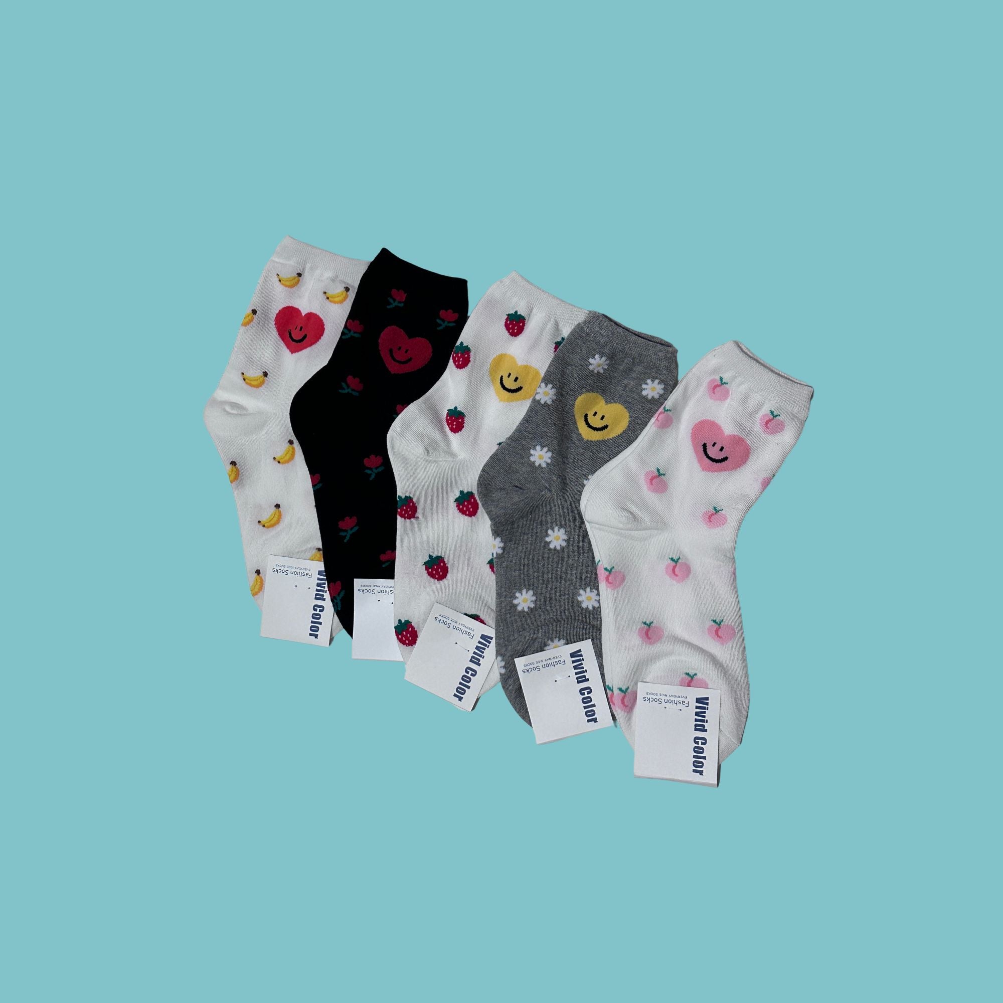 BBS Fruit & Smile Socks
