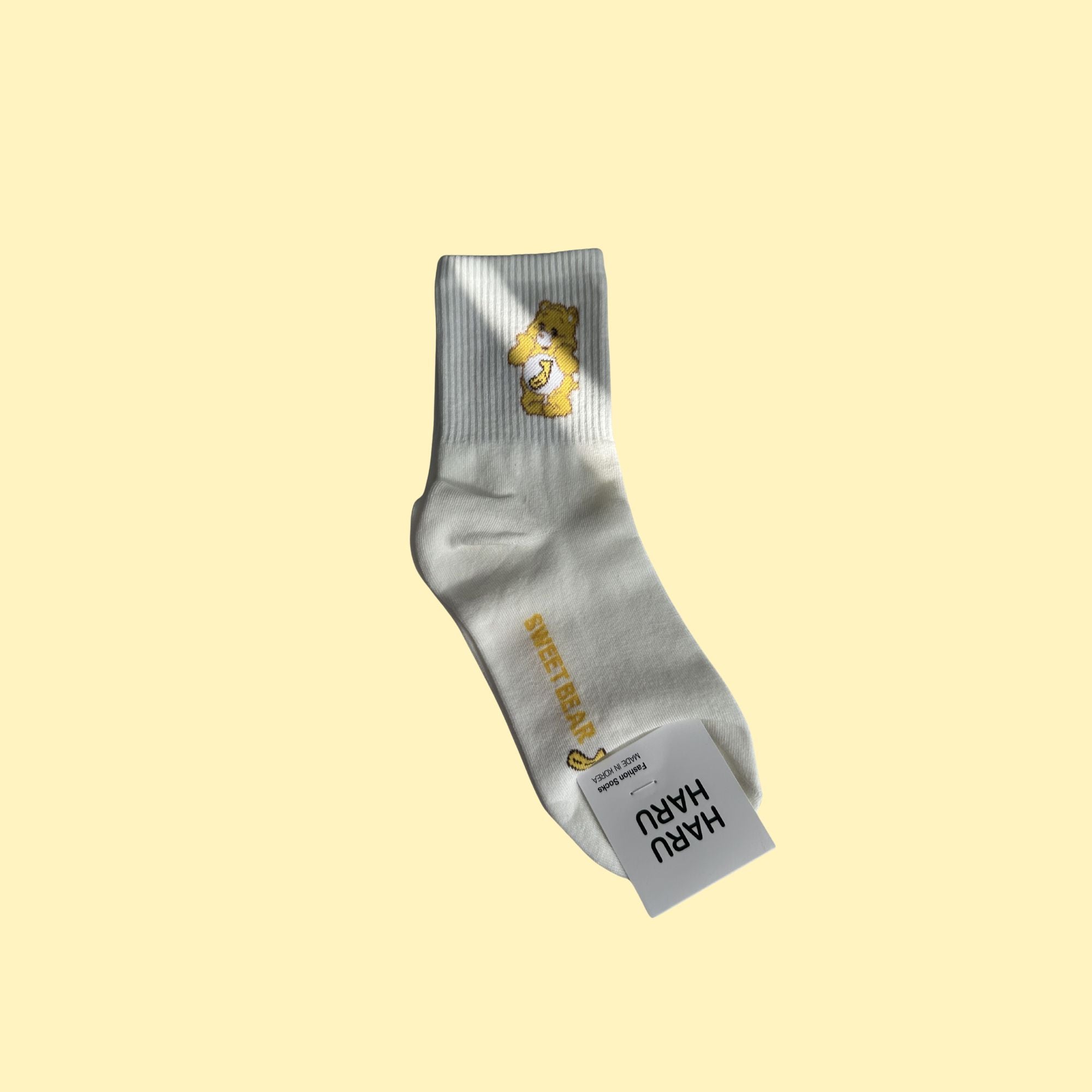 BBS Juicy Bear Vibrant Fruit Crew Socks
