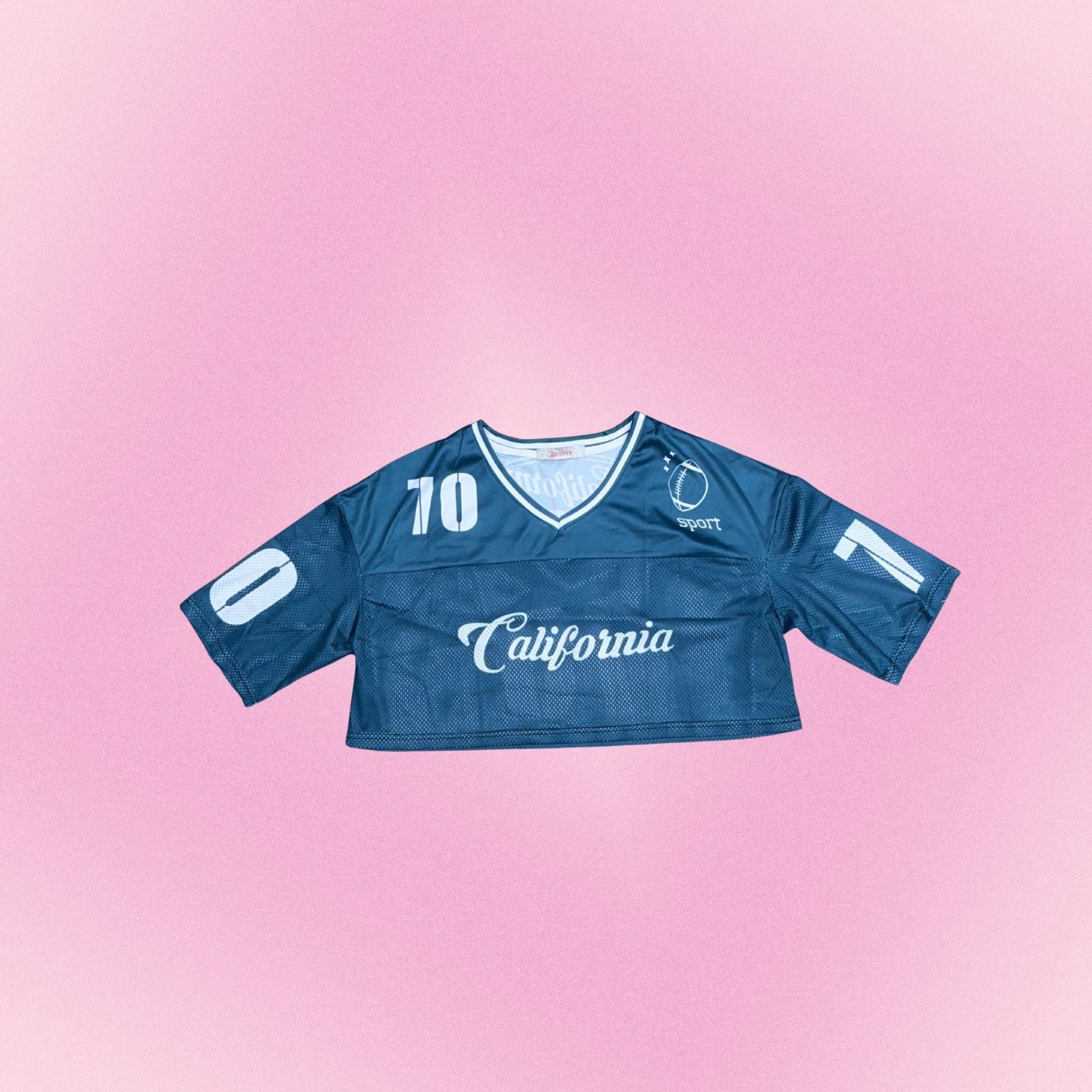 BBS California-70 V-Neck Cropped Jersey