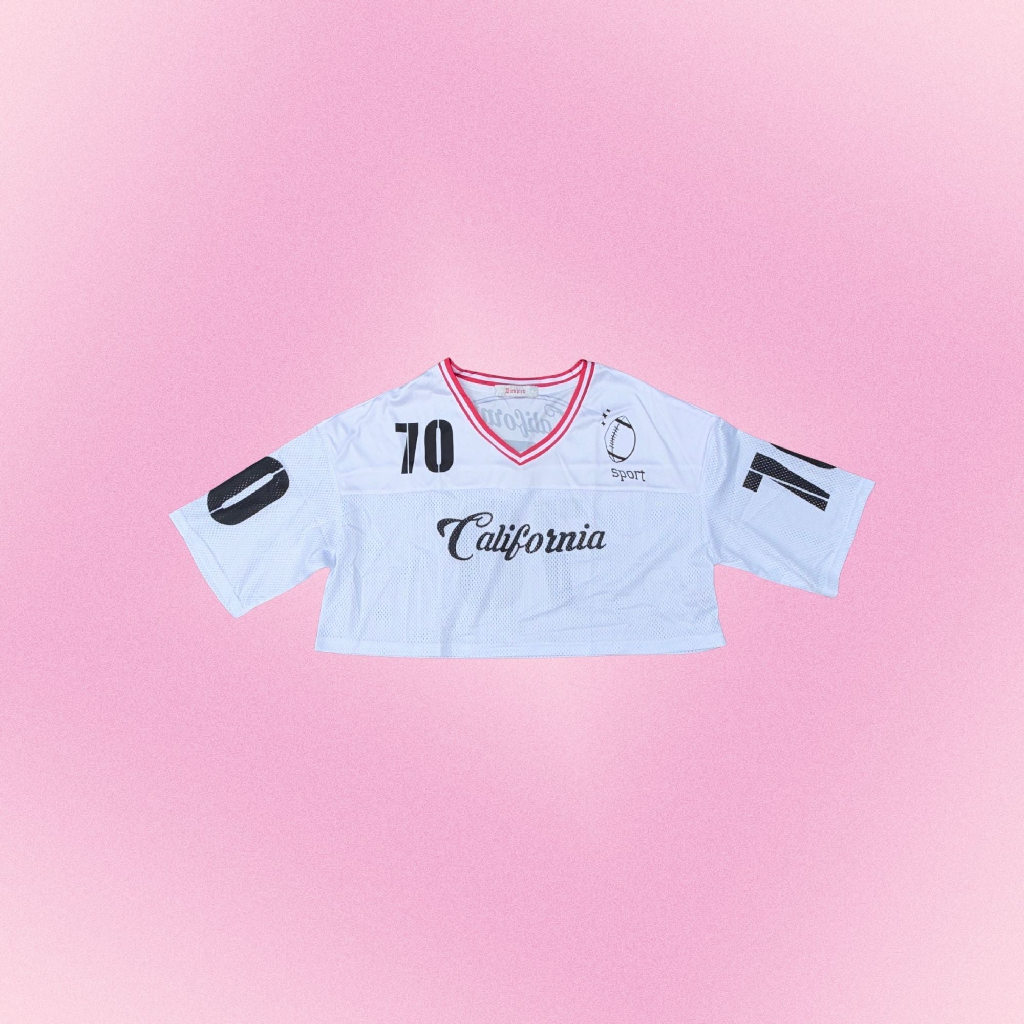 BBS California-70 V-Neck Cropped Jersey