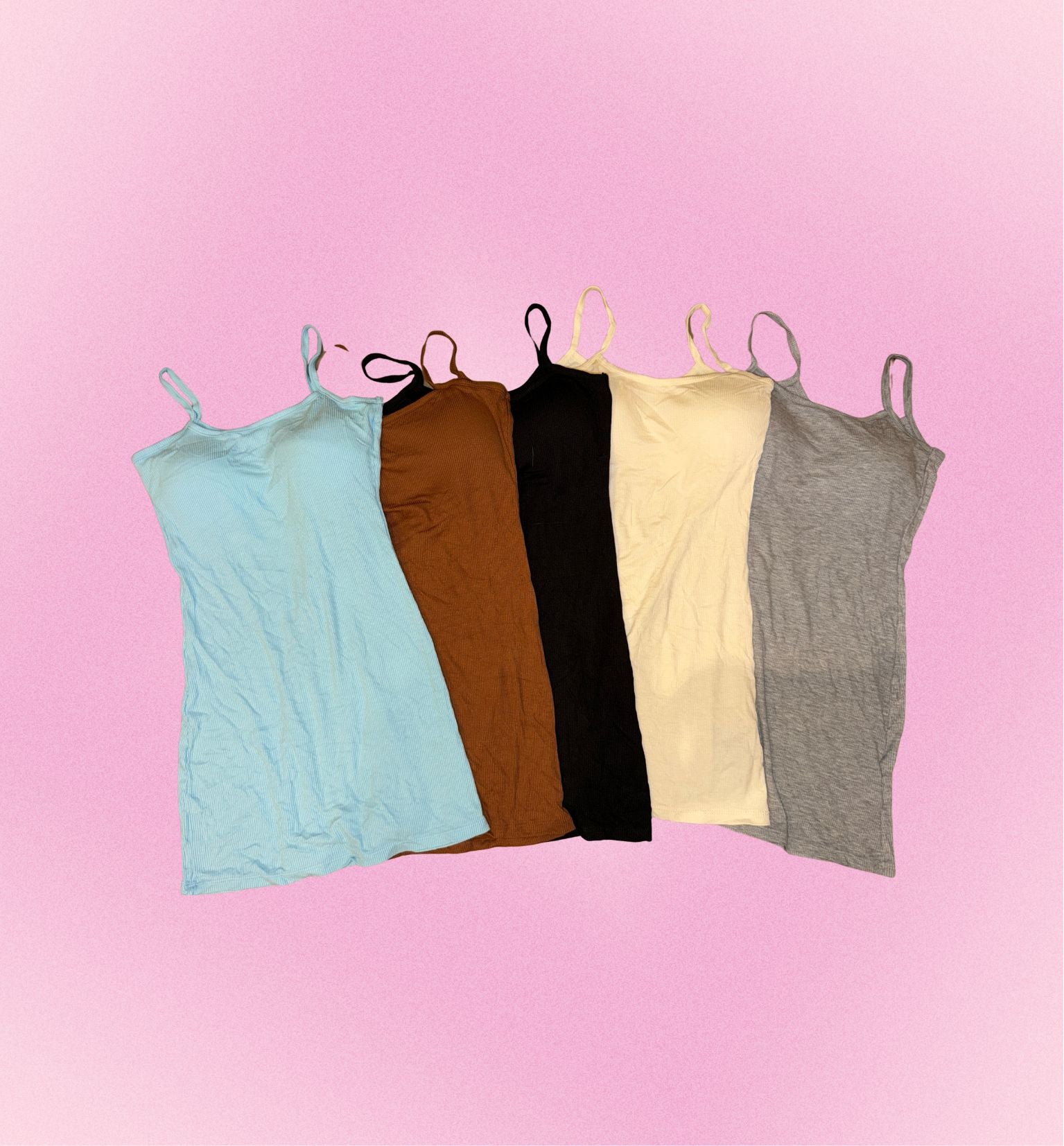 Everyday Longline Ribbed Slip Dress