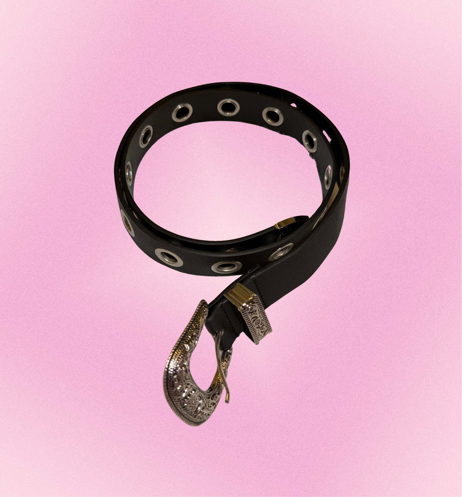 Retro style studded belt