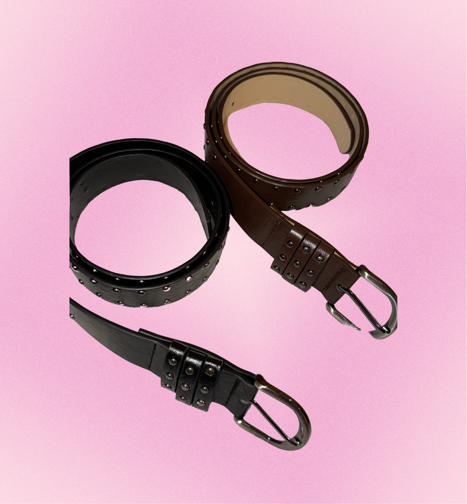 Vintage studded belt