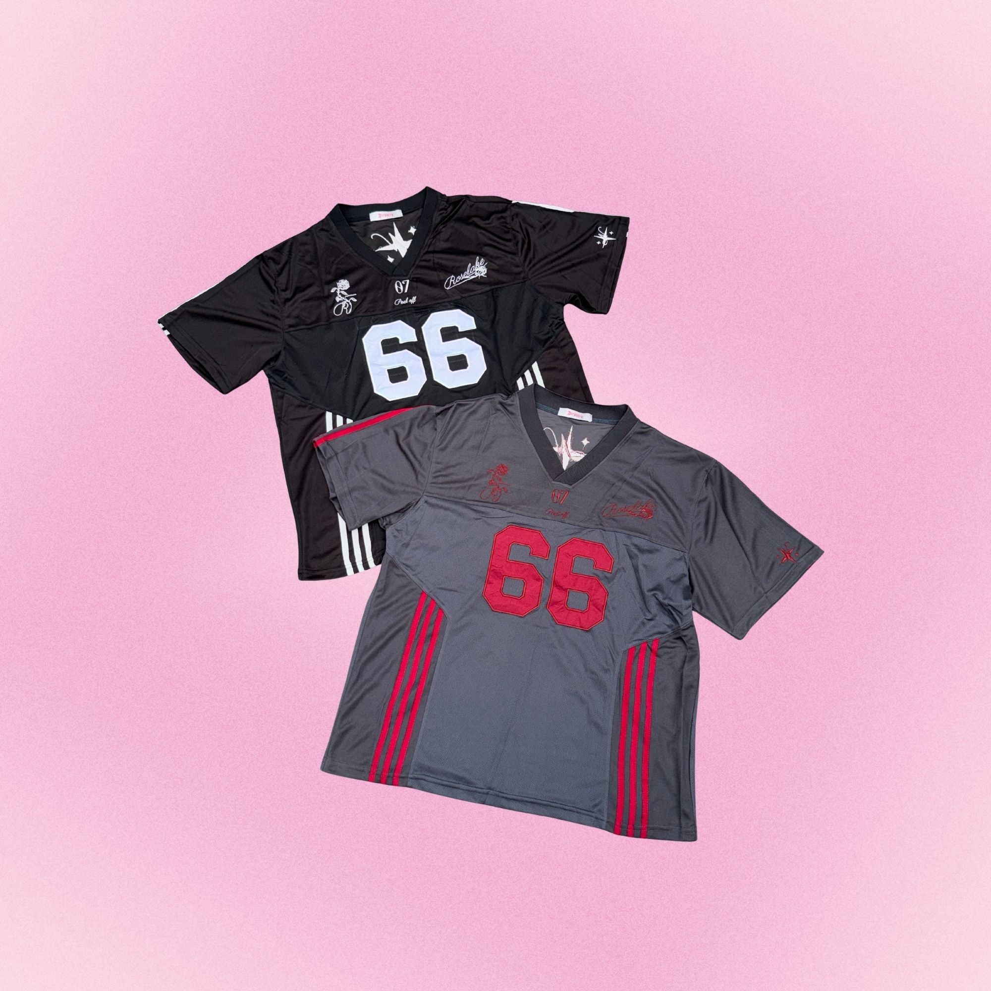 BBS Varsity-66 Slim Fit Double Stripe Jersey