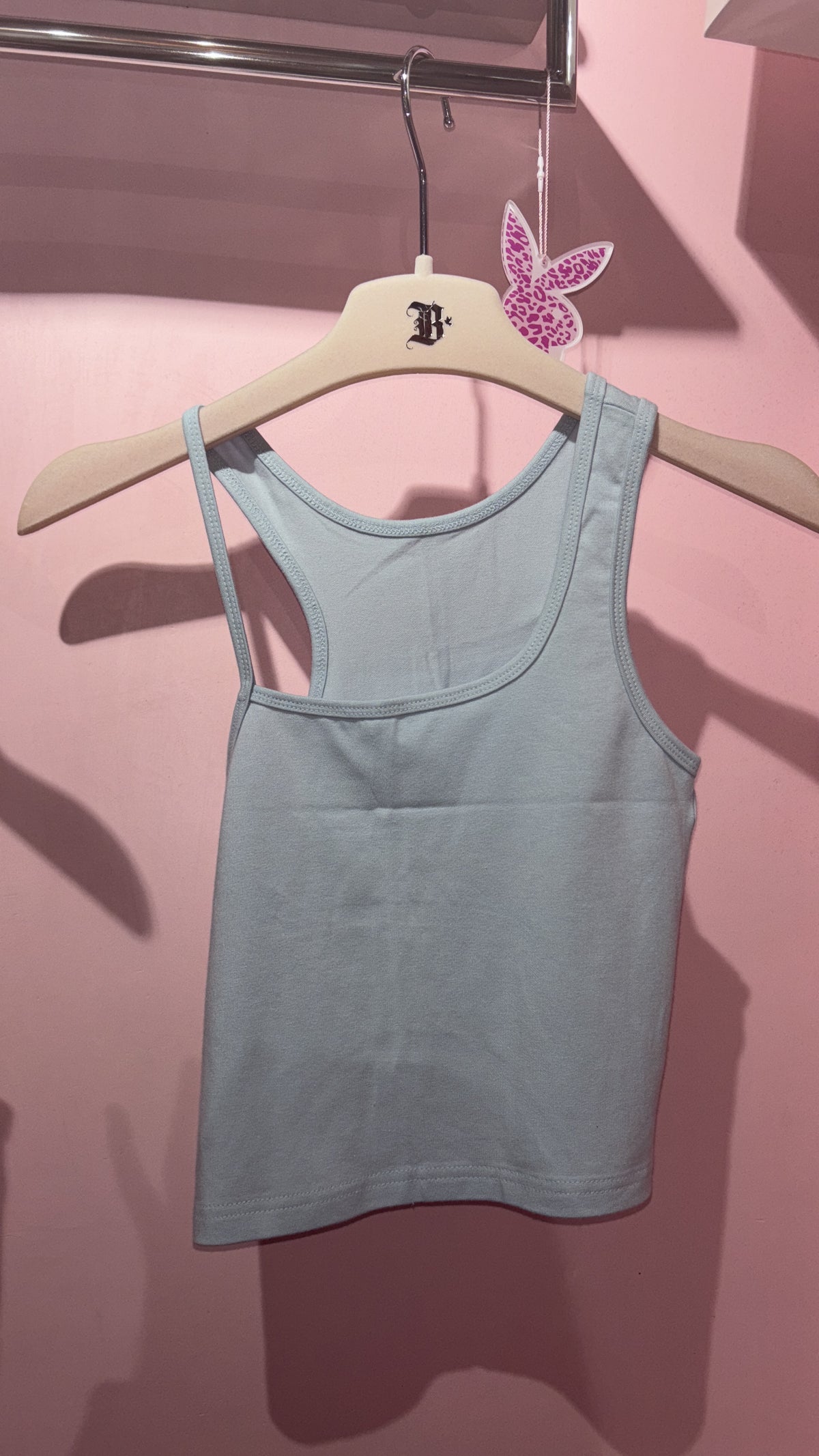 Baby blue vest