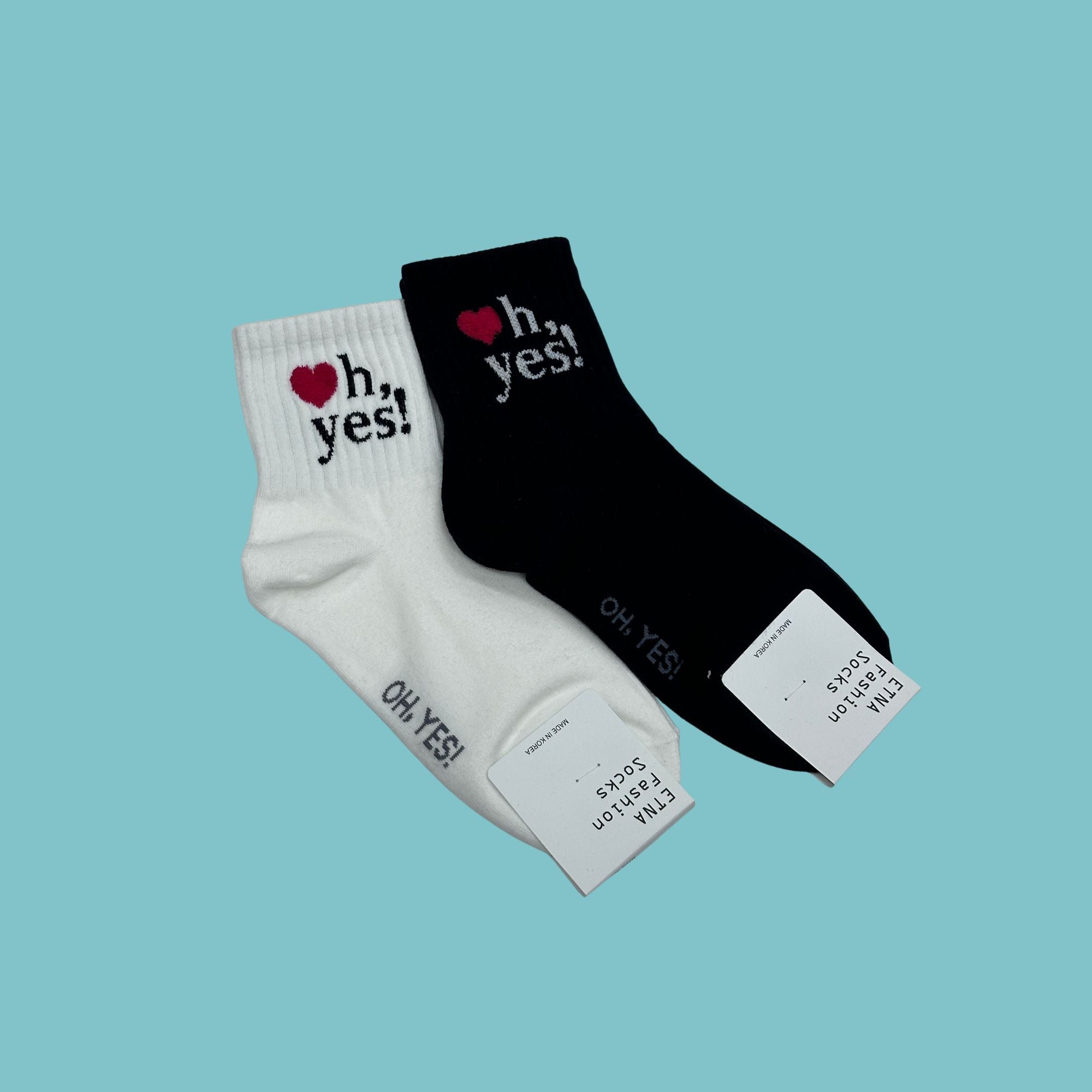 BBS "Oh Yes!" Graphic Socks