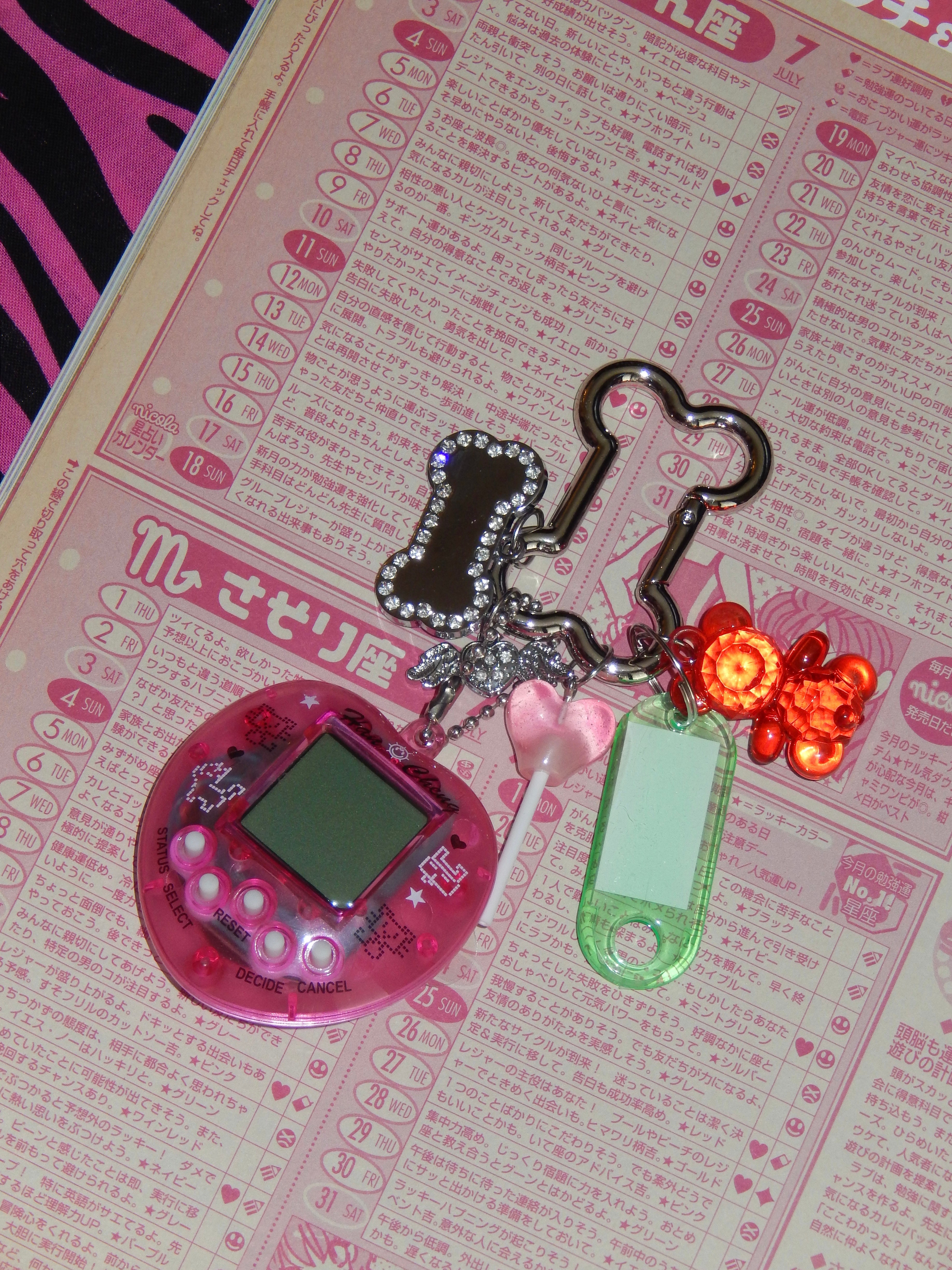 BBS Y2K Cyber-Heart Pet Charm