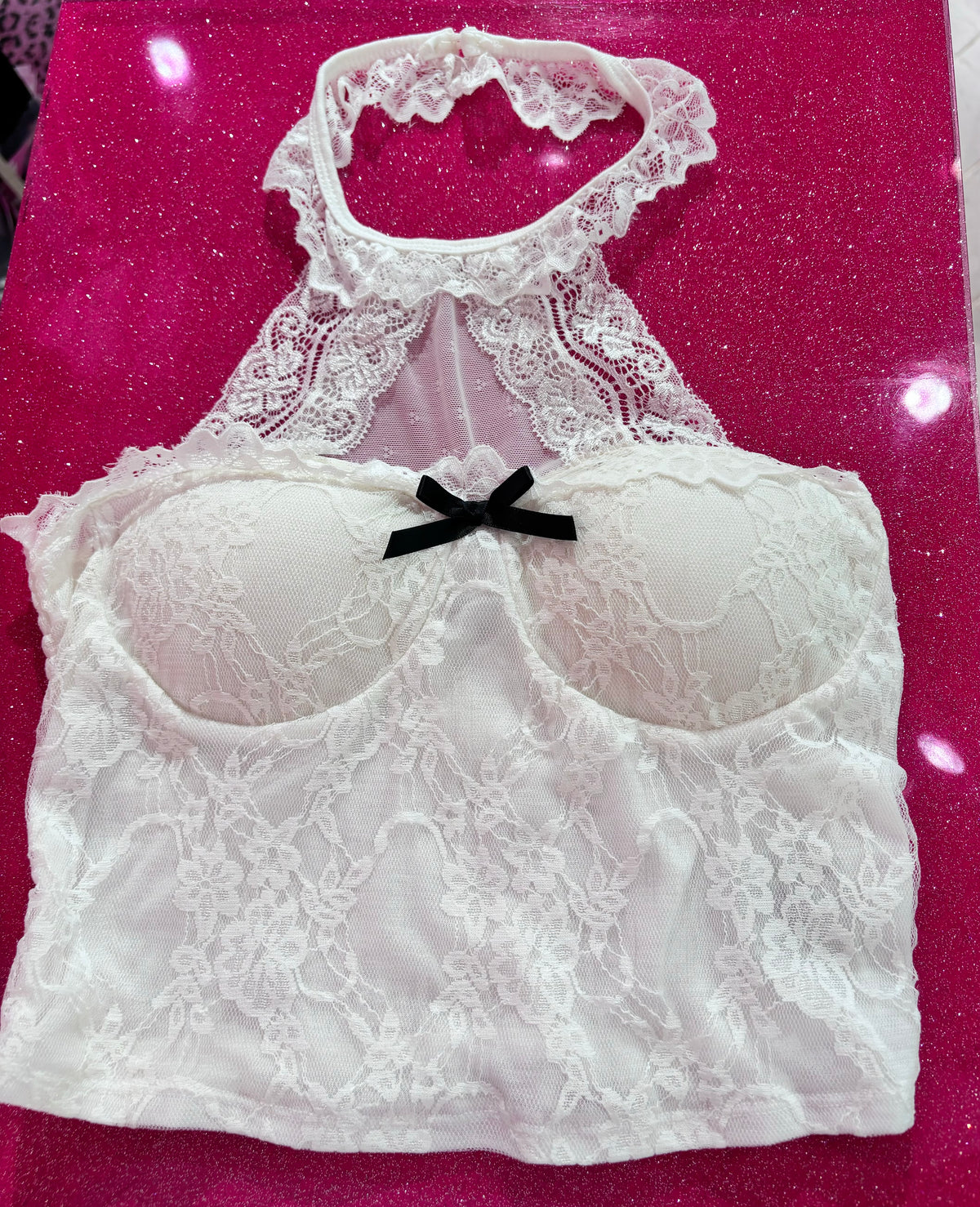 Lace corest top