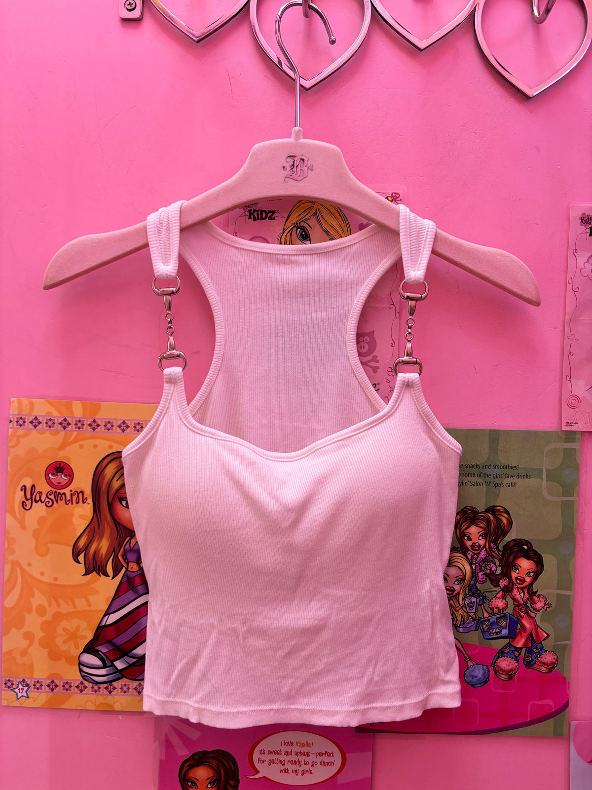 Ring detail crop top