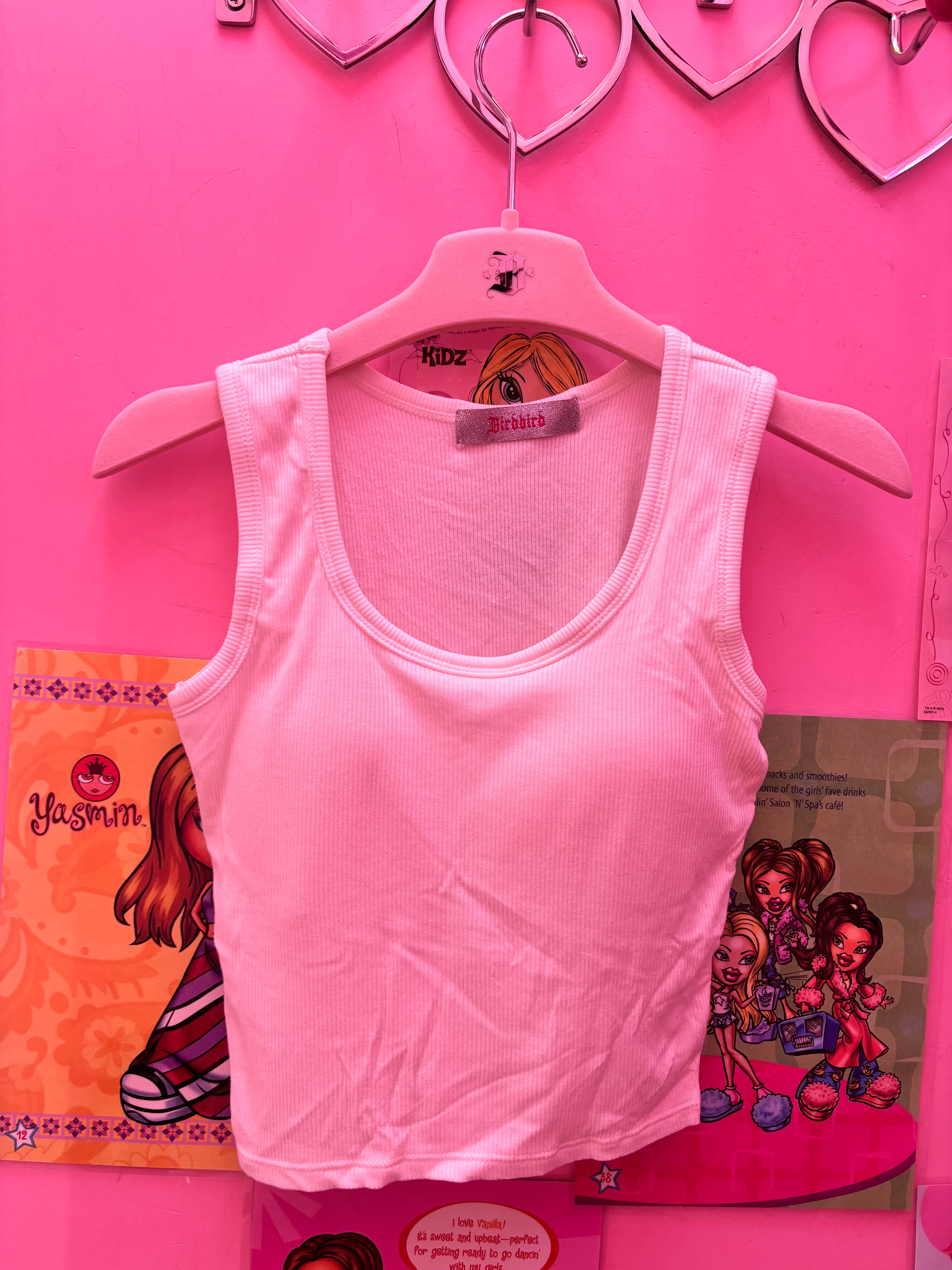 Ribbed crop tank
