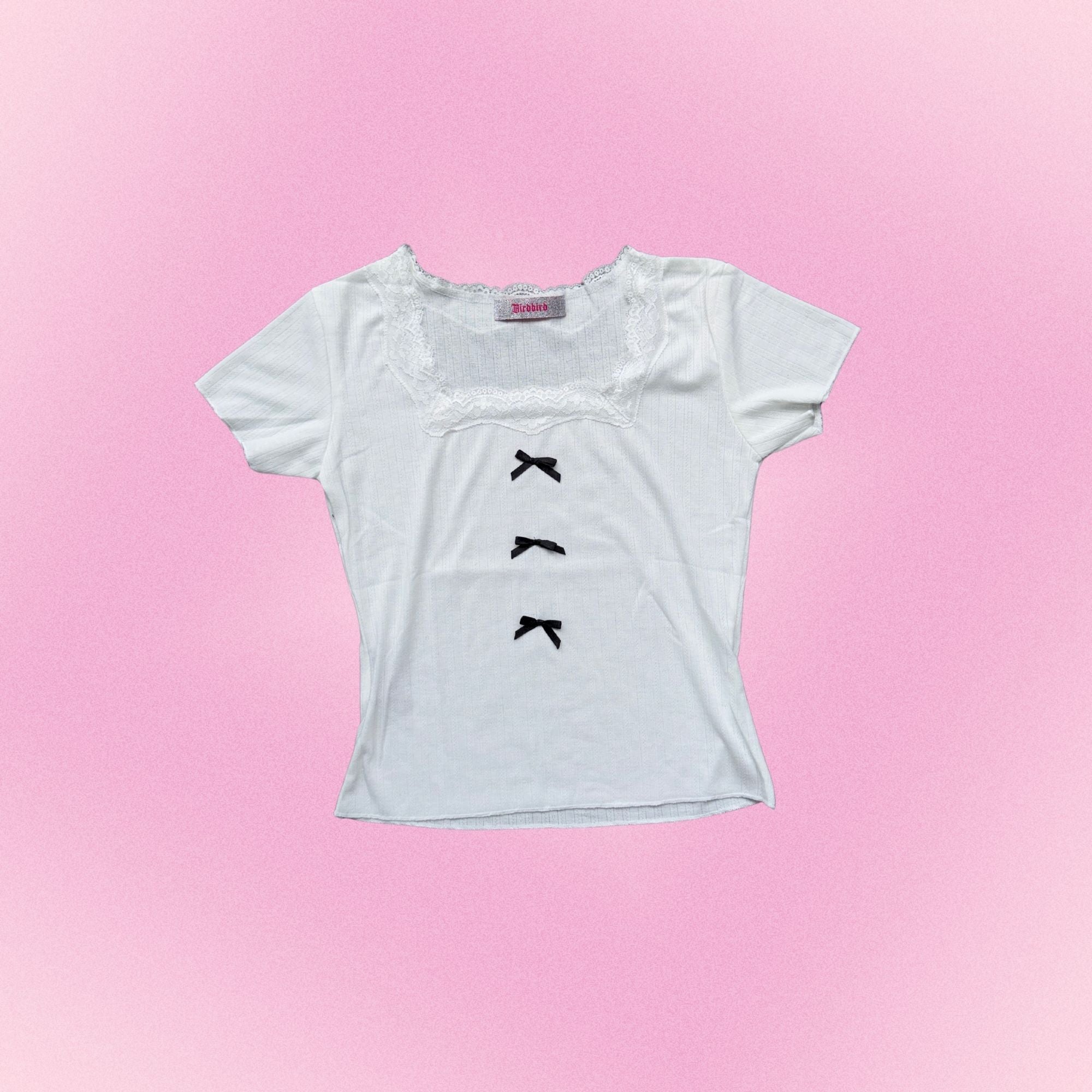 BBS Triple Bow Pointelle Tee