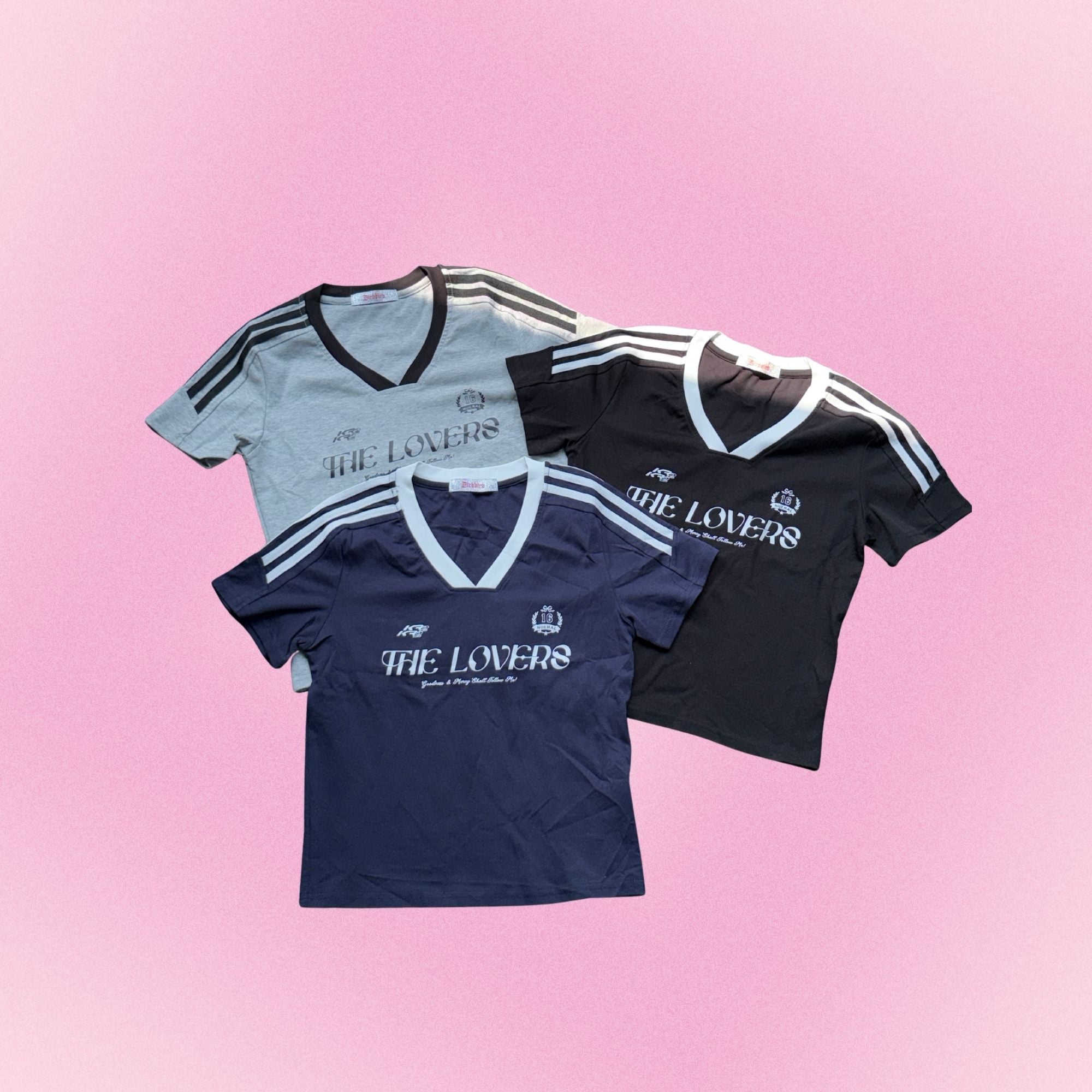 BBS Turbo V Neck Baby Tee (CP147)